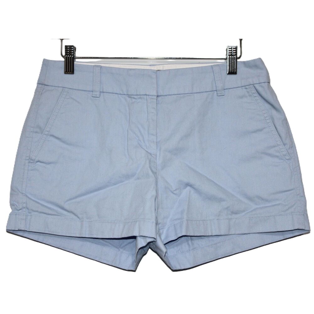 J. Crew Light Blue Women's Casual Cotton Shorts